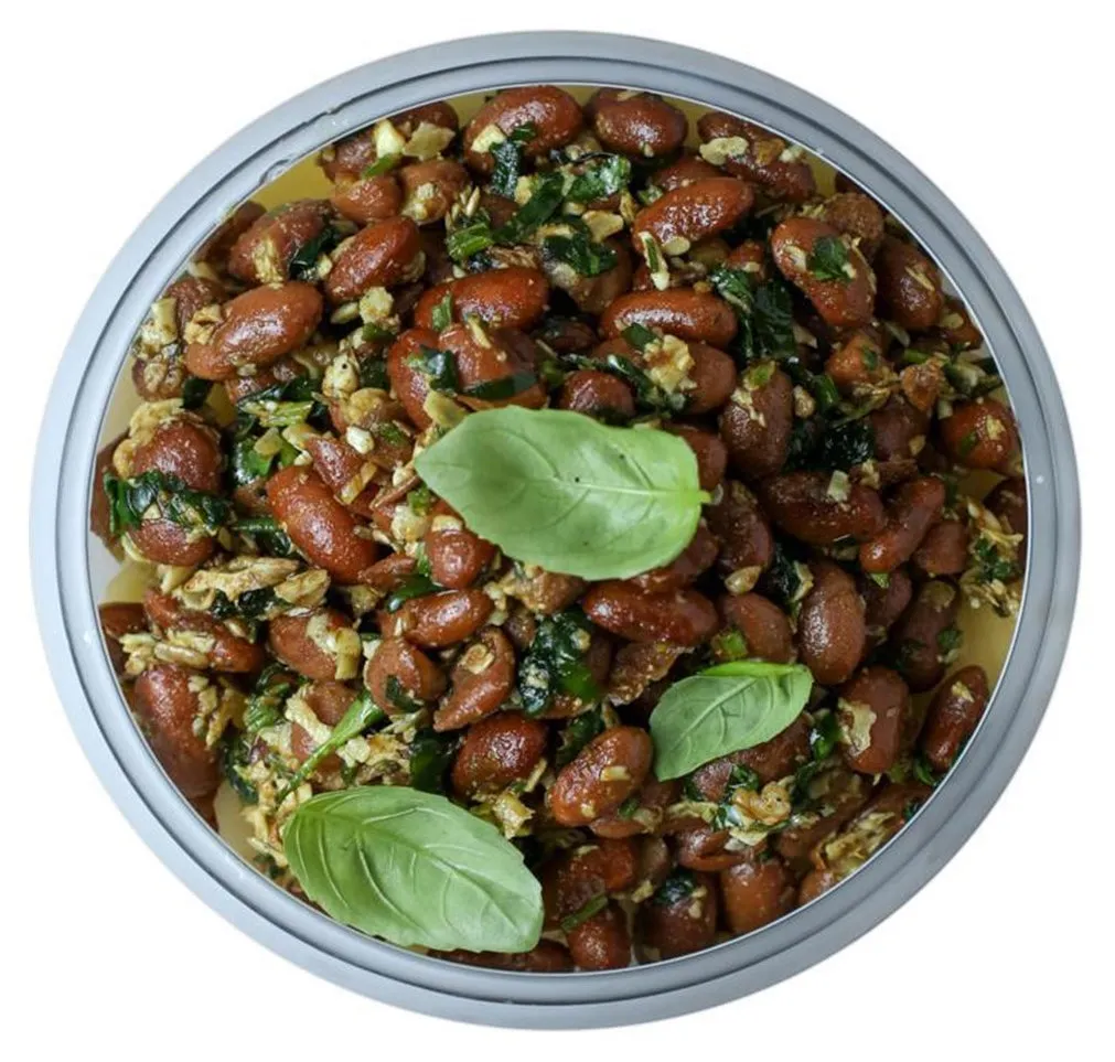 Աղցան վրացական (կարմիր լոբիով)